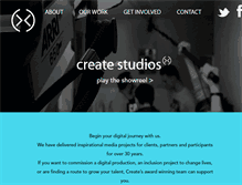 Tablet Screenshot of createstudios.org.uk